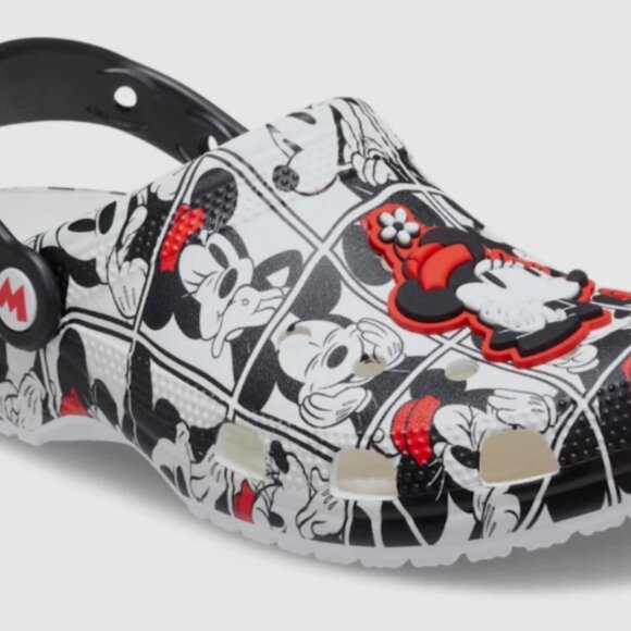 Crocs Mickey And Minnie Classic Clog Men's Size 8/Women's 10 Sandals Disney - Picture 4 of 4